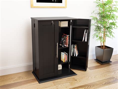 small black storage cabinet